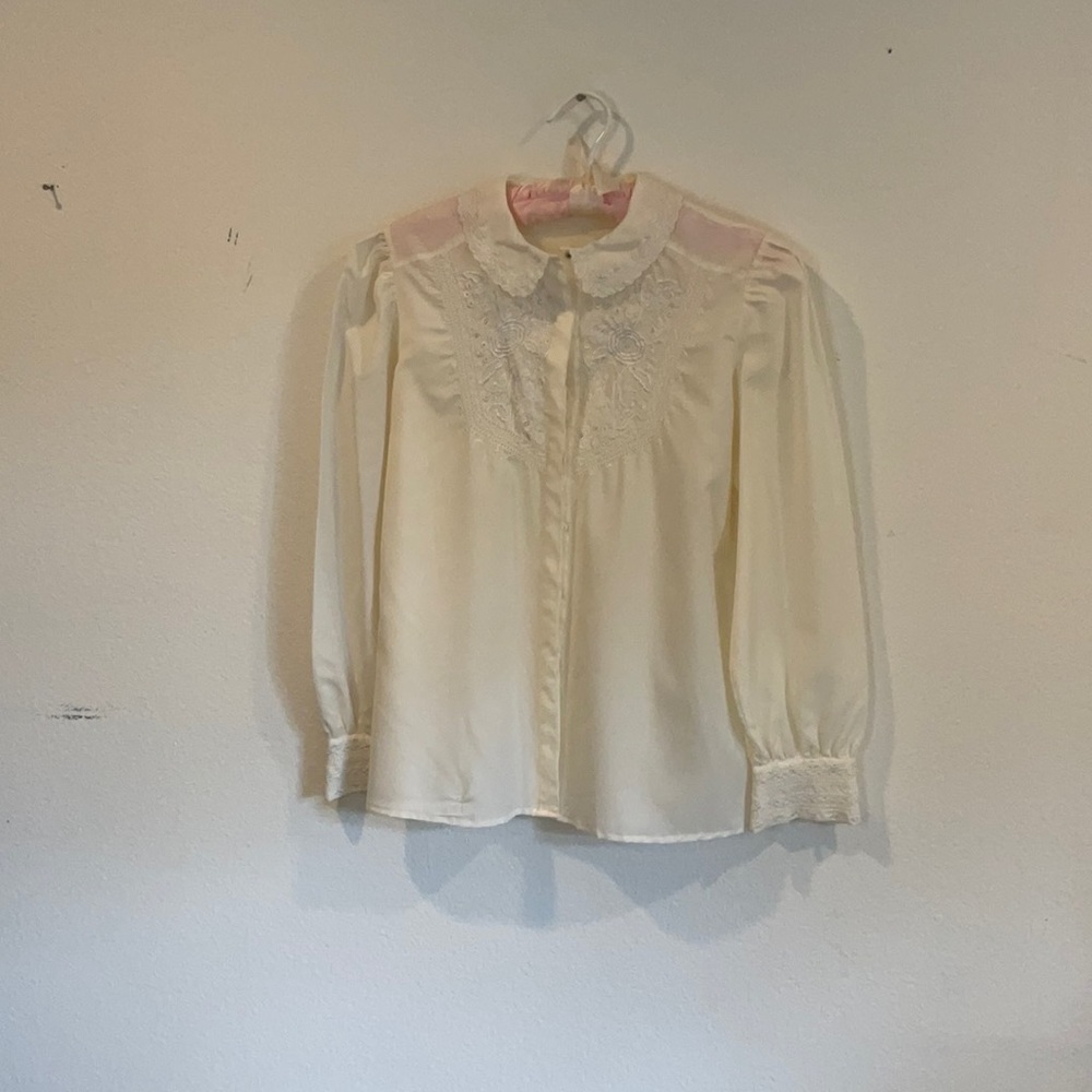 Vintage white blouse